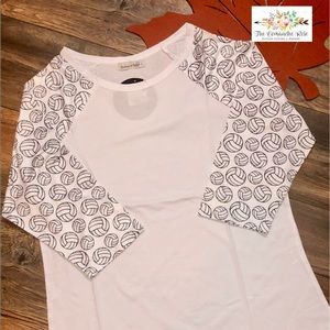 Volleyball Raglan